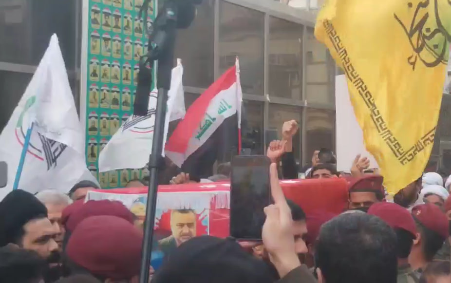 فيديو | تشییع القائد الشهيد رضي الموسوي في حرم امير الإمام علي (ع)
