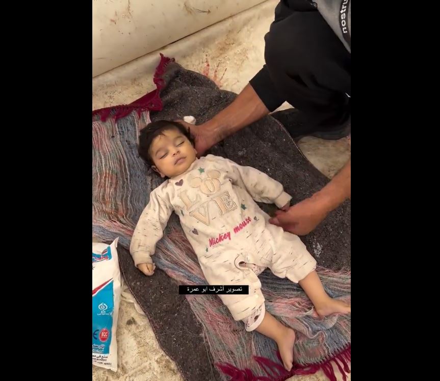 Video: Another Palestinian baby massacred by Israeli aggression on Gaza