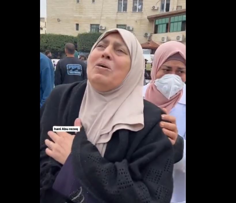 Palestinian mother: "We are poor, oppressed, oh world, My husband, my son, daughter... all gone"