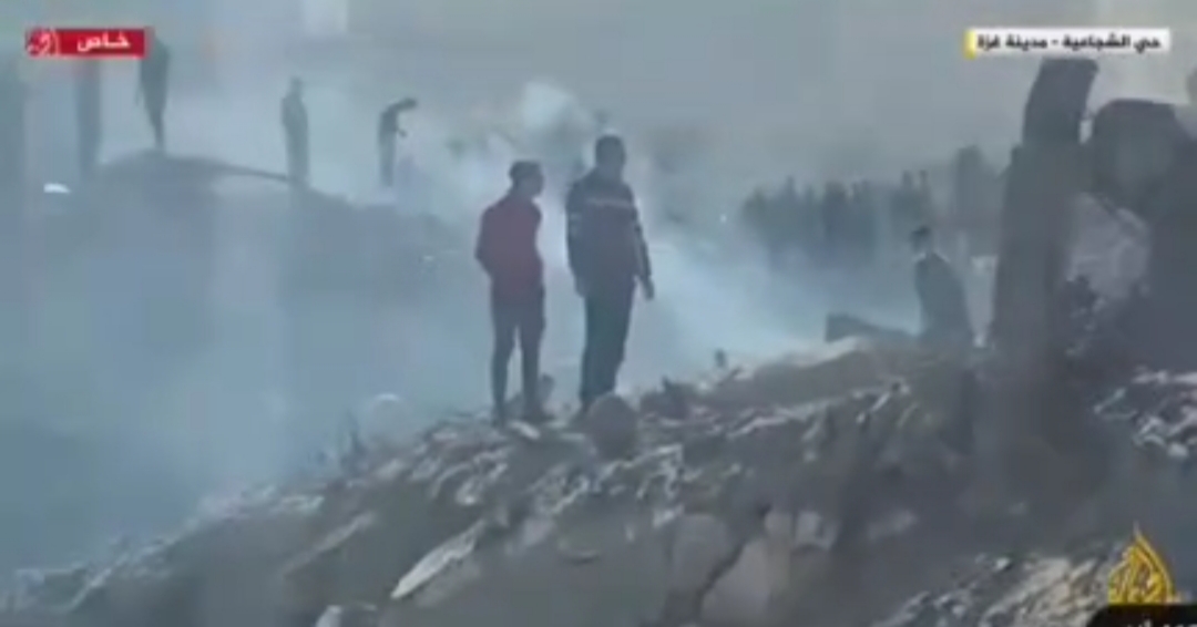 Biadab! Israel Bombardir Syujaiyah Gaza, 1000 Tewas Seketika 