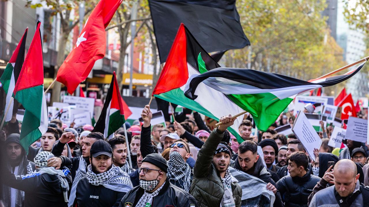 Video: Pro-Palestinian rally held in Melbourne, Australia