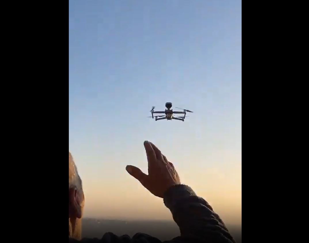 Video: Israeli forces sent drones with speakers threatening not to resist in any way