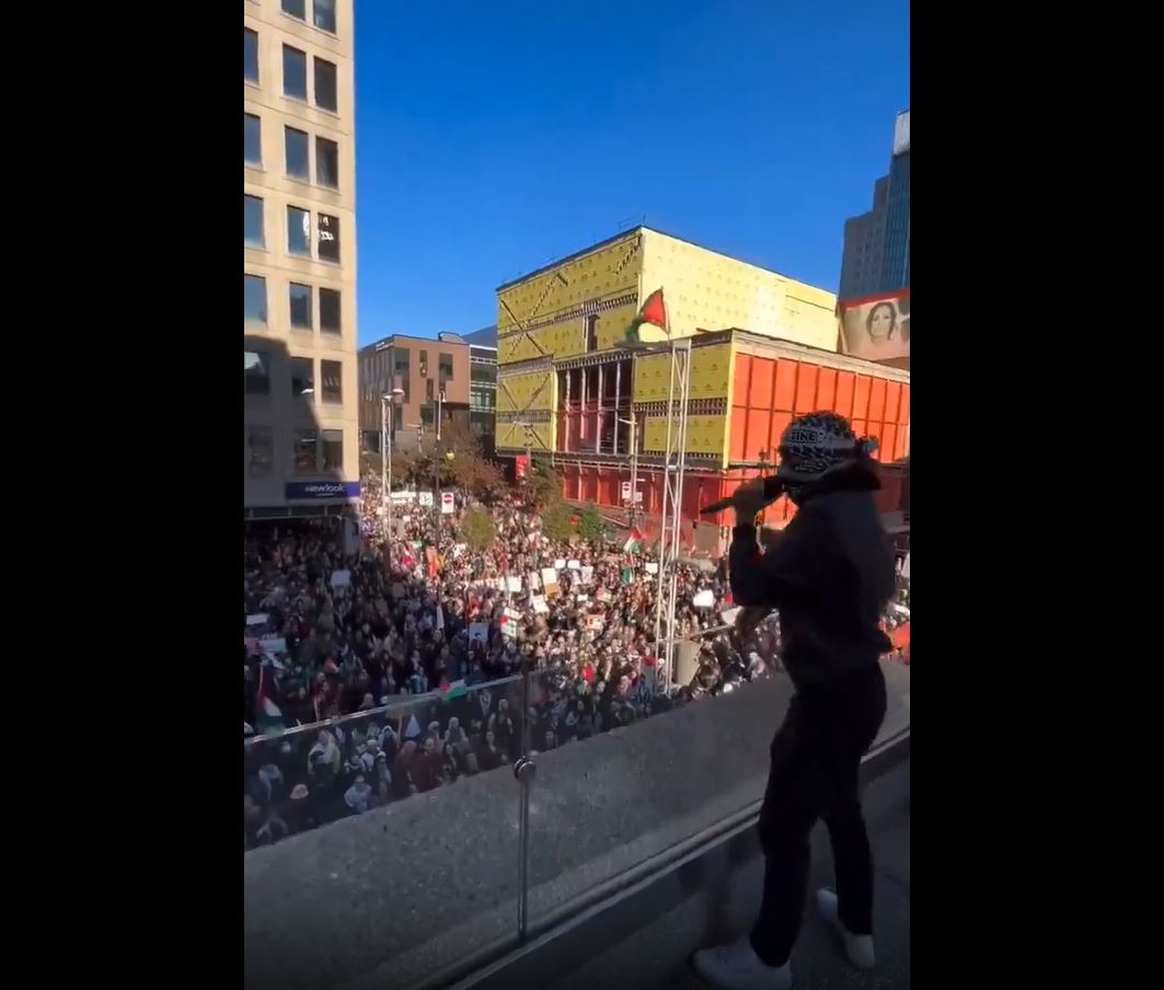Video: Over 50,000 people gathered in Montreal demanded permanent ceasefire Gaza