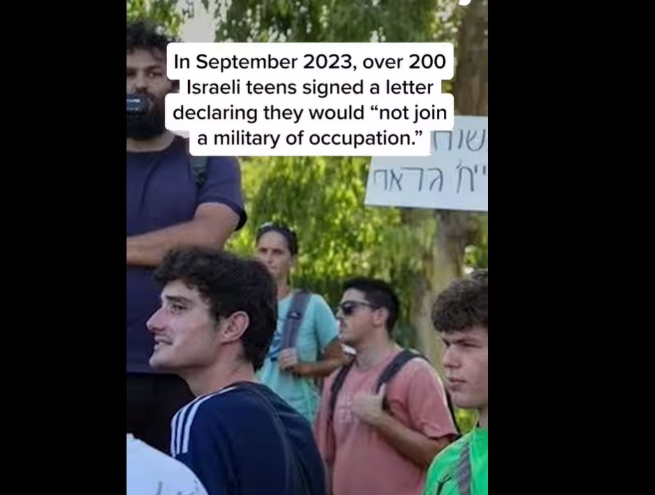 What happens when Israeli teenagers refuse to enlist for mandatory military service? 