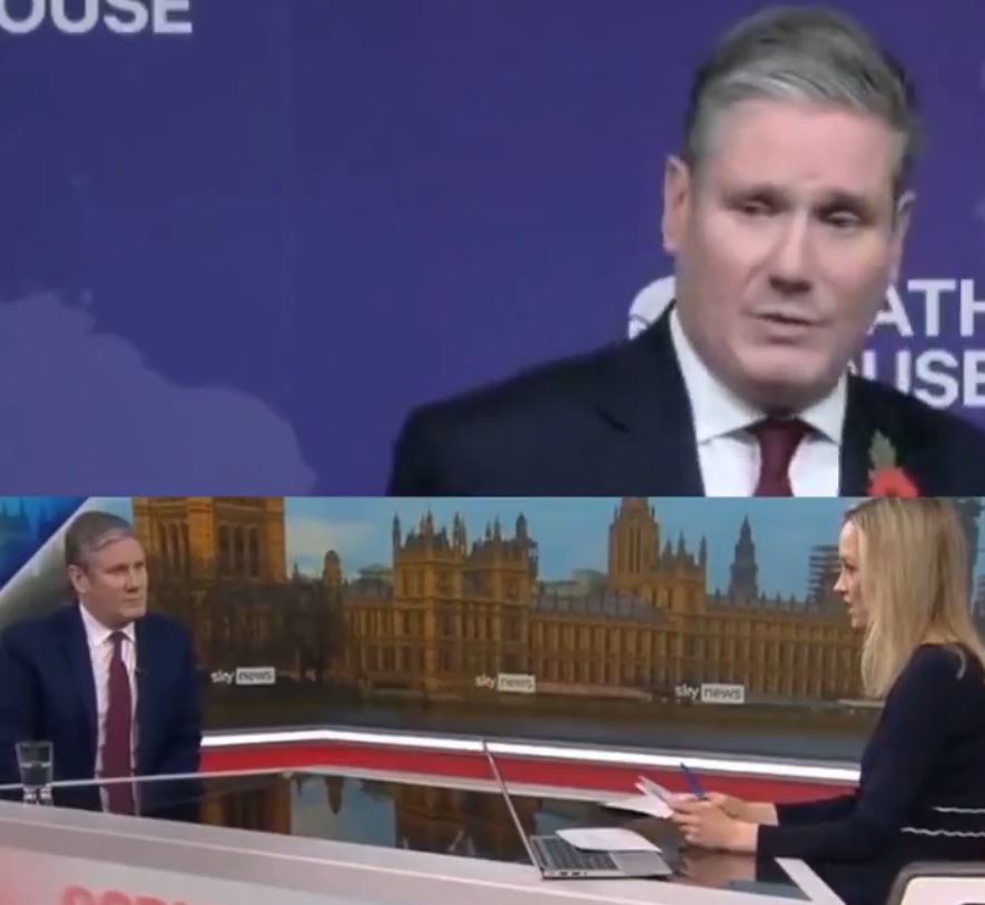 Video: UK Labour leader double standards on Ukraine and Palestine