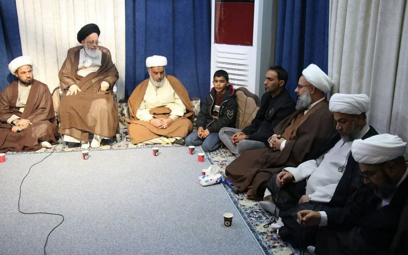ممثل الإمام الخامنئي في العراق يستقبل وفدا من أئمة مساجد وخطباء محافظة بغداد + صور