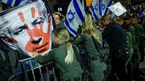 Rusuh, Tentara Israel Bubarkan Demonstran Anti Netanyahu secara Paksa