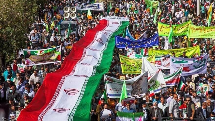 Marchas pelo 44º aniversário da Revolução Islâmica no Irã