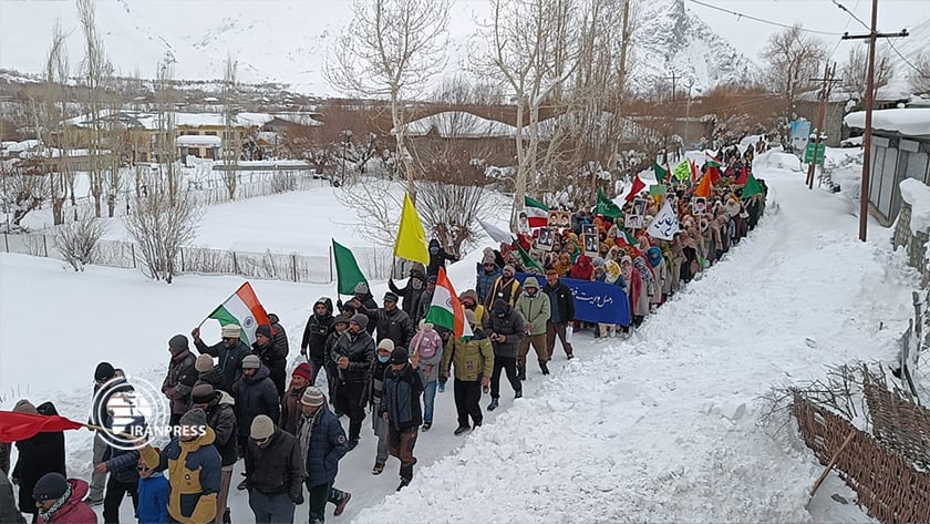 22 Bahman rally held in Kargil, India