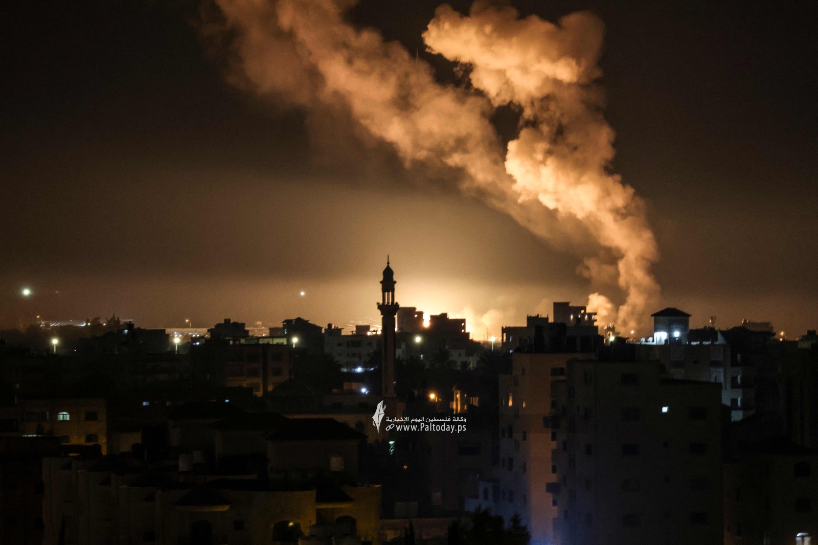  طائرات الاحتلال الإسرائيلي تقصف مواقع للمقاومة الفلسطينية بقطاع غزة والأخيرة ترد 