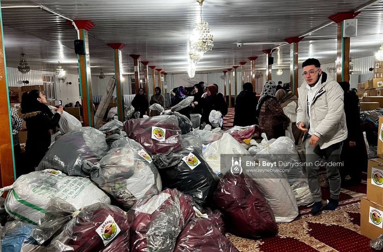 تقرير مصور / شيعة اسطنبول يقدمون المساعدات الإنسانية لضحايا الزلزال جنوب شرق تركيا