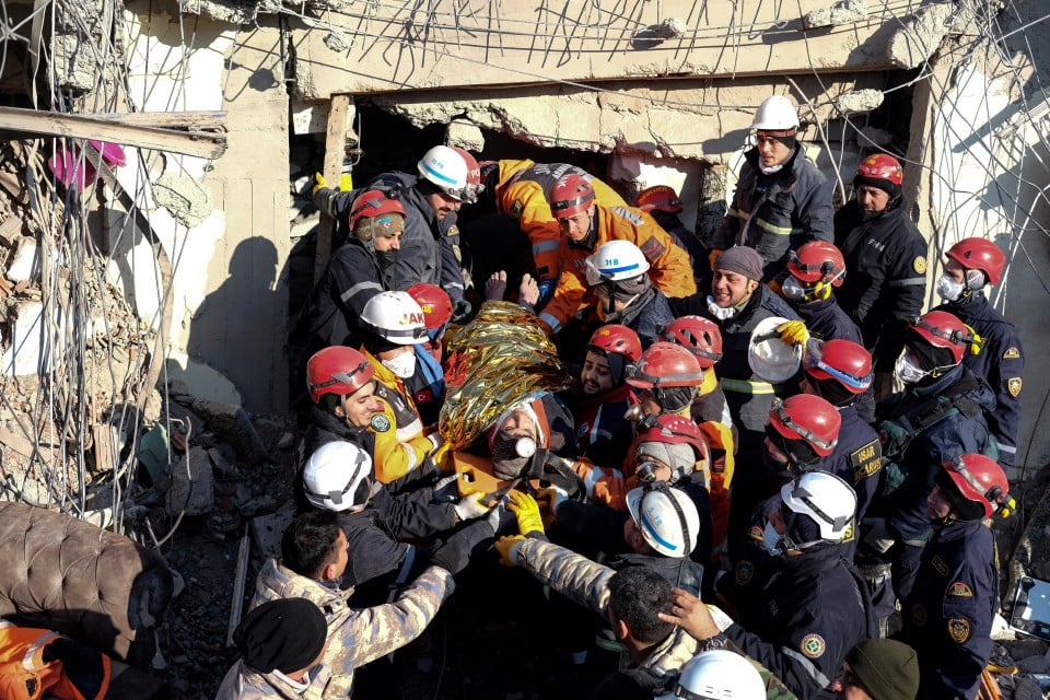 Korban gempa bumi 31,643 di Turki, lebih 5,700 di Syria
