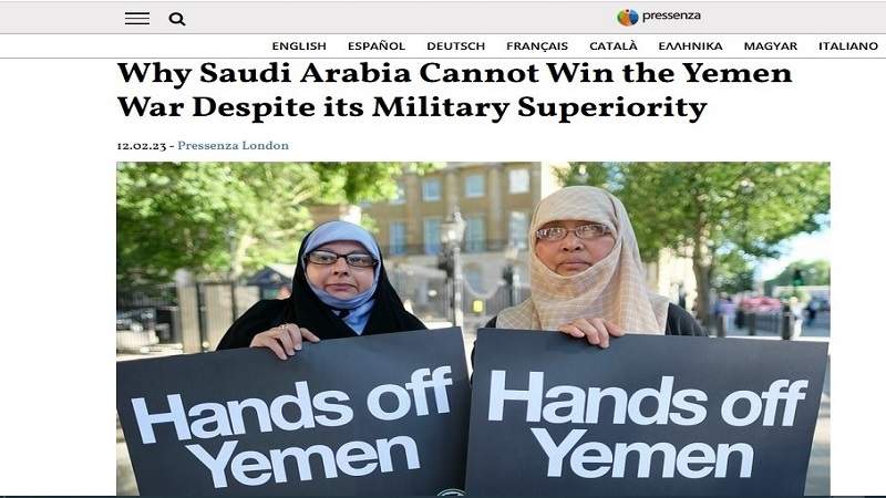 شبكة Pressenza: السعودية فشلت في تحقيق أهدافها الاستراتيجية في اليمن