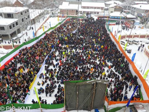 Фоторепортаж/ Празднование победы Исламской революции Иран в Каргиле, Кашмир