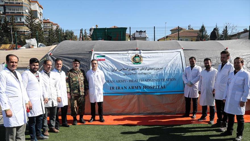 Força Terrestre do Exército Iraniano envia equipes médicas para a Turquia