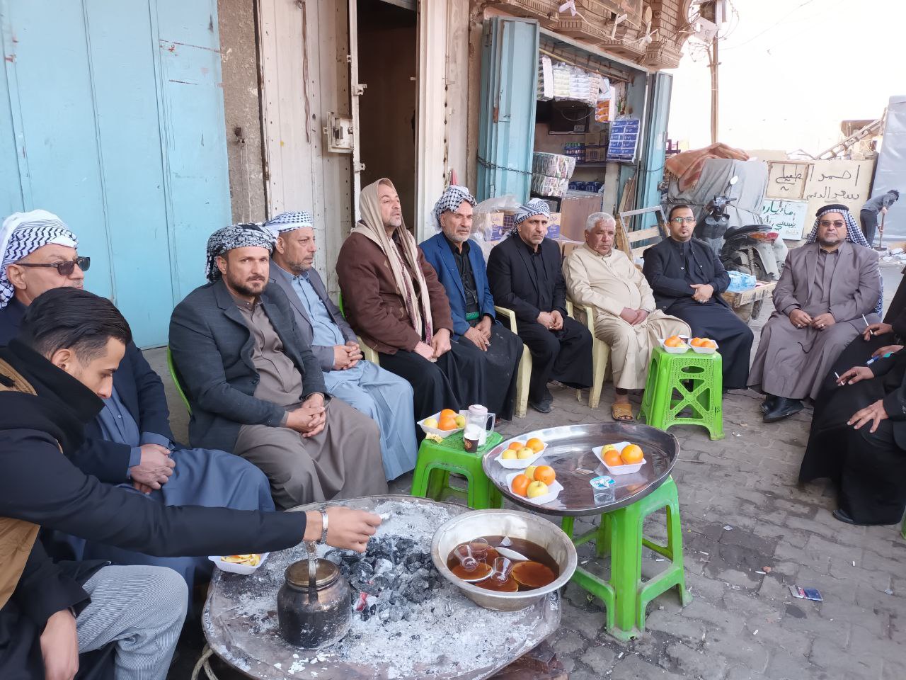 مواكب المحافظات العراقية تتسابق على خدمة الزوار في في ذكرى استشهاده الامام الكاظم(ع)+(صور)