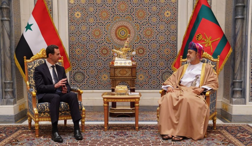 الرئيس السوری یلتقى السلطان هيثم بن طارق في عمان