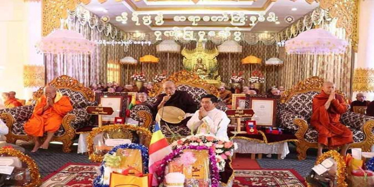 စစ်ကောင်စီခန့် ရန်ကုန်တိုင်း လူမှုရေးဝန်ကြီးက ဦးဝီရသူကို သီရိပျံချီဘွဲ့တံဆိပ်ချီးမြှင့်