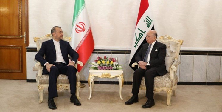 وزير الخارجية الإيراني يصل بغداد ويلتقي نظيره العراقي