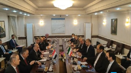 Əmir Abdullahiyan Bağdadda iraqlı həmkarı ilə görüşüb