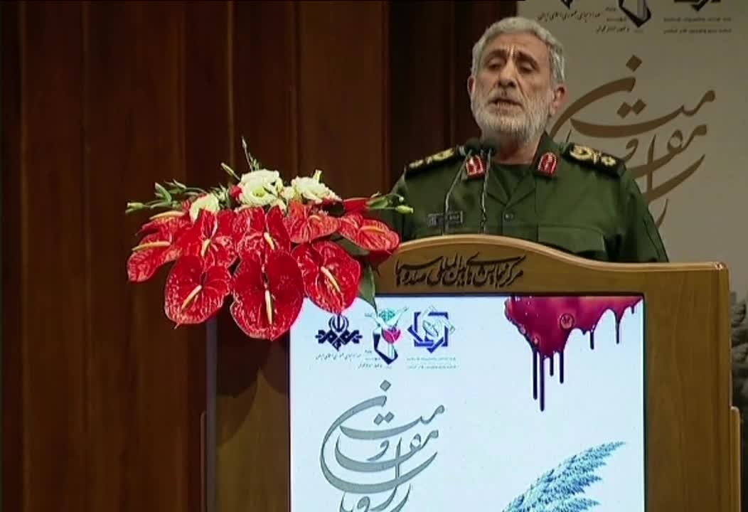 المؤتمر الأول لـ”شهداء الإعلام المقاوم”.. قاآني: العالم كله اليوم يطأطئ رأسه أمام المقاومة