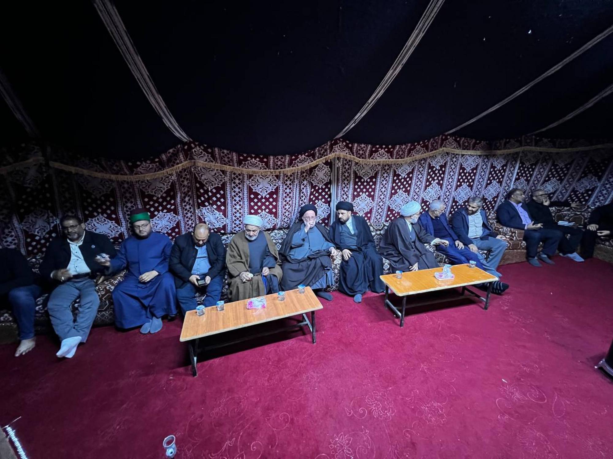 Relief delegation of Al-Abbas holy shrine meets with reps. of supreme religious authority in Syria