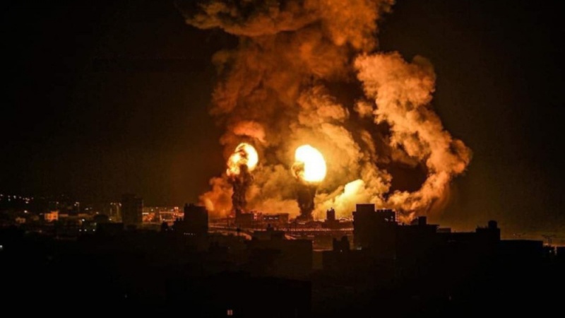 Israelisches Regime startet neue Luftangriffe auf Gazastreifen, was zu Vergeltungsangriffen führt