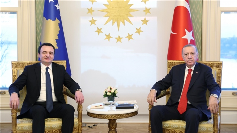 Erdoğan, Kosova Başbakanı Kurti'yi kabul etti