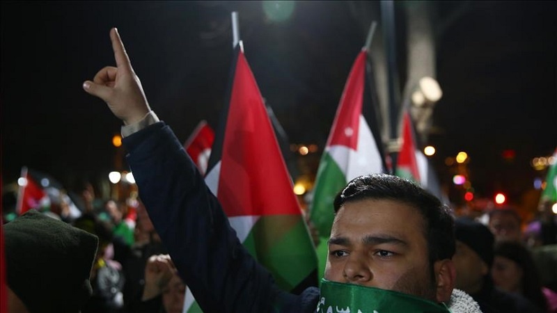 هاوپشتی ڕاگەیاندنی جەماوەری کوێت لەگەڵ گەلی فەلەستین