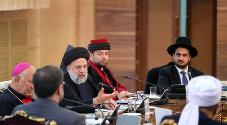 عشرہ فجر کے موقع پر مختلف ادیان کے مذہبی رہنماؤں کی صدر رئیسی سے ملاقات