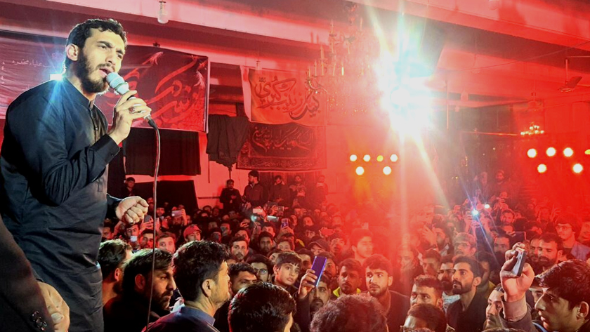 Pakistani people mourn Hazrat Zaynab, Iranian maddah chant elegy