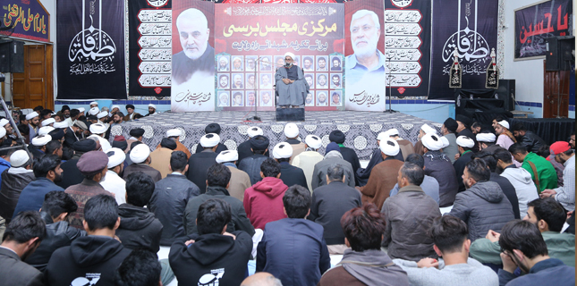 علامه راجه ناصر: شهید سلیمانی نه تنها عراق و سوریه بلکه کل آسیا را از تجزیه نجات داد