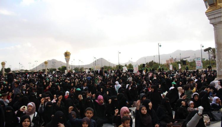 الهيئة النسائية تنظم فعالية كبرى في صنعاء تحت شعار “فاطمة الزهراء أم أبيها” 
