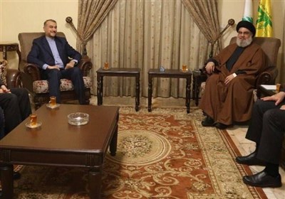 أمير عبد اللهيان يلتقي السيد نصرالله 