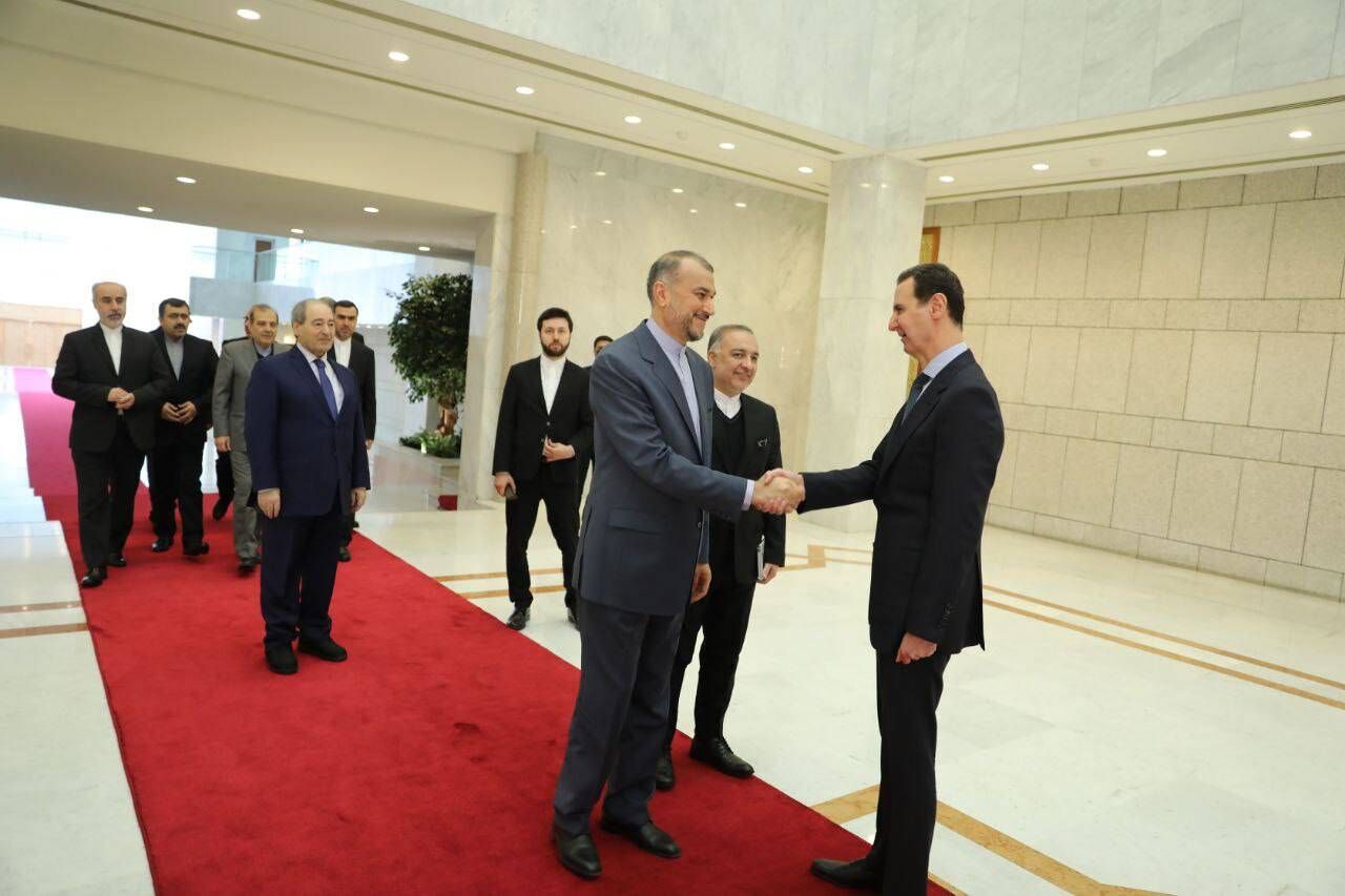 Iran FM, Syria President meet in Damascus