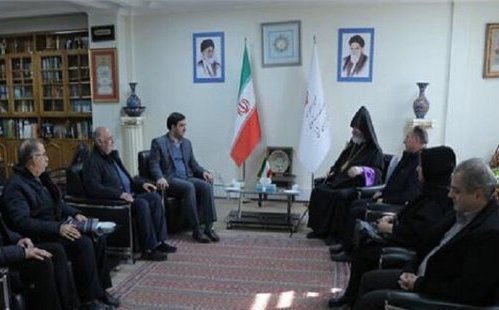 مطران الأرمن: السلام والتماسك بين اتباع الديانات المختلفة في ايران انموزجاً يحتذى به