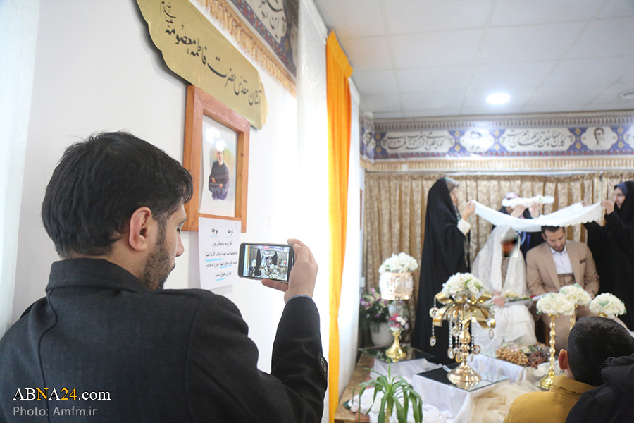 Фоторепортаж/ Начало совместной жизни 100 молодых пар в храме Хазрата Масуме (мир ей)