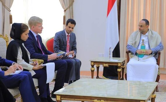 المشاط يؤكد خلال لقاء المبعوث الأممي الحرص على تخفيف معاناة الشعب اليمني التي صنعها العدوان