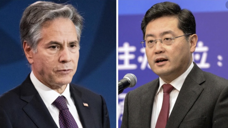 米国務長官が中国新外相と電話会談、米中関係中心に
