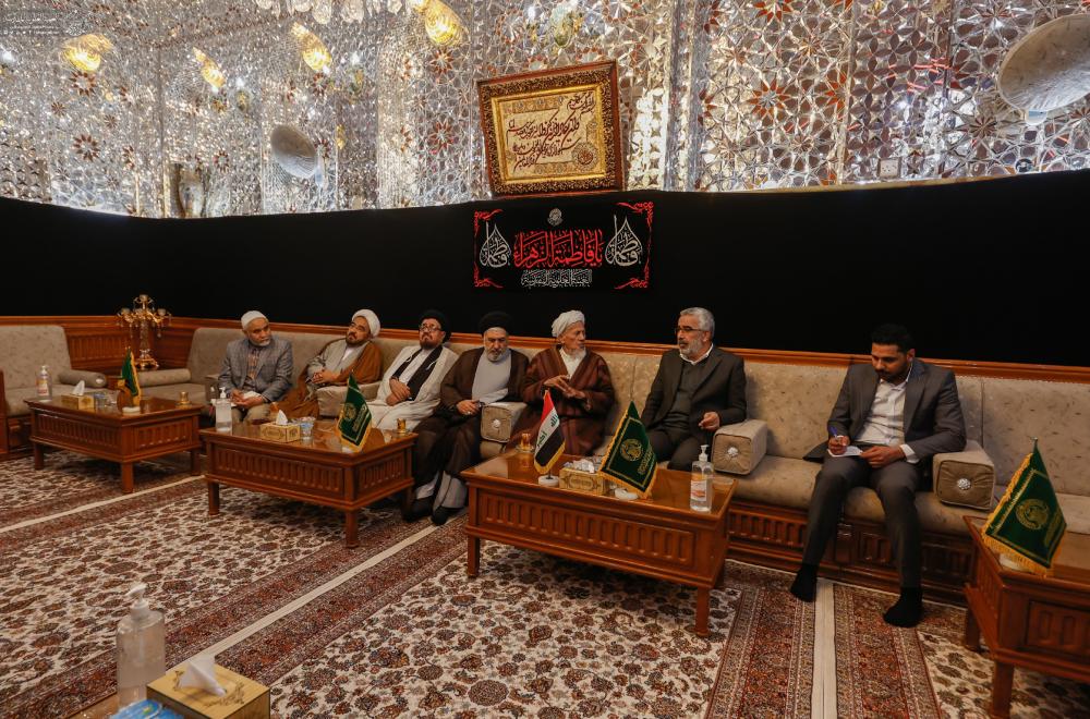 وفد مجلس شورى علماء الشيعة في أفغانستان يزور العتبة العلوية المقدسة