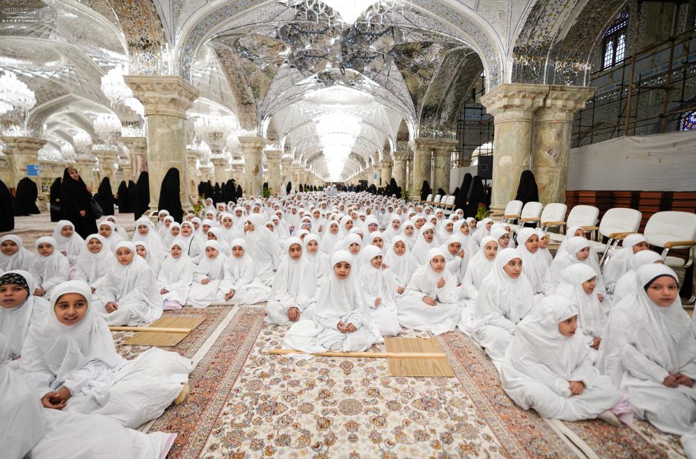 تقرير مصور / العتبة العلوية المقدسة تحتفي بالبالغات سن التكليف من مدارس محافظة النجف الأشرف 