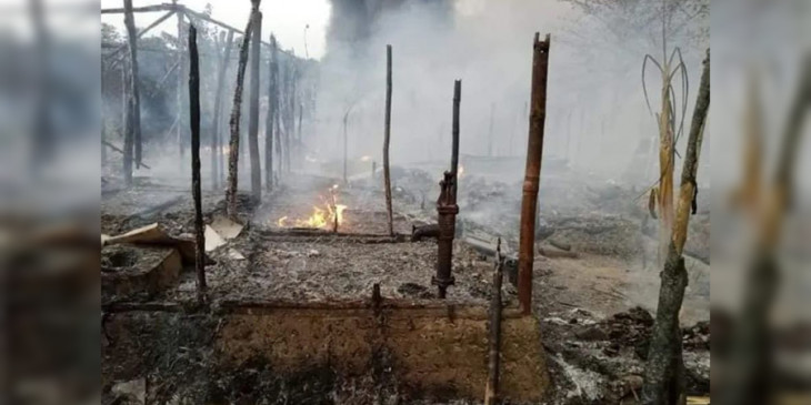  မြန်မာ-ဘင်္ဂလားဒေ့ရှ်နယ်စပ်ရှိ ဒုက္ခသည်စခန်း ထပ်မံမီးရှို့ခံရပြီး ရိုဟင်ဂျာ ၅၀၀၀ ခန့် အိုးမဲ့အိမ်မဲ့ဖြစ်