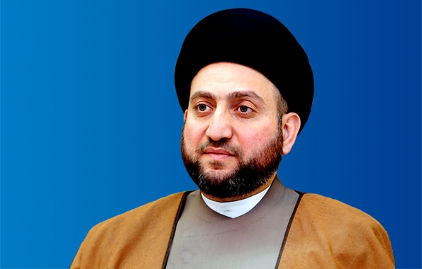 الشيخ اختري يقدم أسمى آيات التعازي الى السید عمار الحكيم بمناسبة وفاة والدة عقيلته