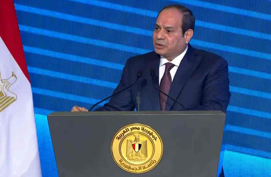 الرئيس المصري يكشف عن كارثة تتعرض لها أمريكا 