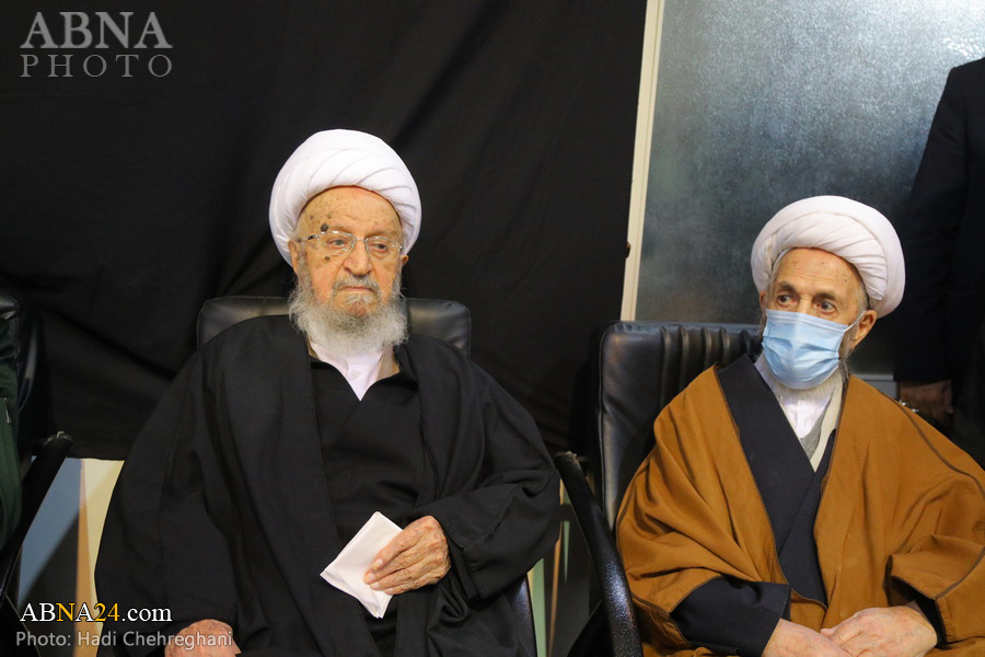 تقرير مصور / مجلس تأبين عقيلة آية الله الشيخ "جعفر سبحاني" في قم