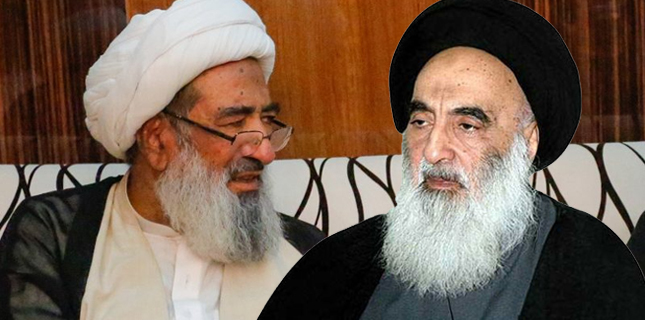 Pakistanis Shia cleric 'Sheikh Mohsin Najafi' calls on Grand Ayatollah Al-Sistani