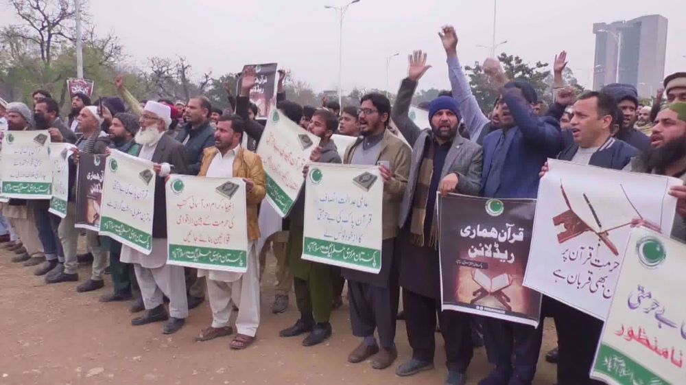Pakistanis condemn burning of Holy Quran in Sweden