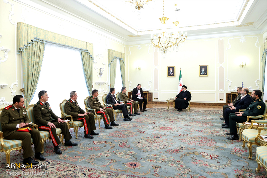 Pangulong Raisi sa pulong ng Syrian Defense Minister: Ang relasyon ng Iran-Syria ay batay sa mga karaniwang paniniwala