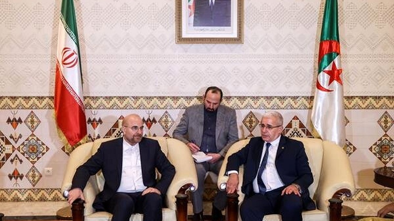 İran Meclis Başkanı Galibaf Cezayir'de