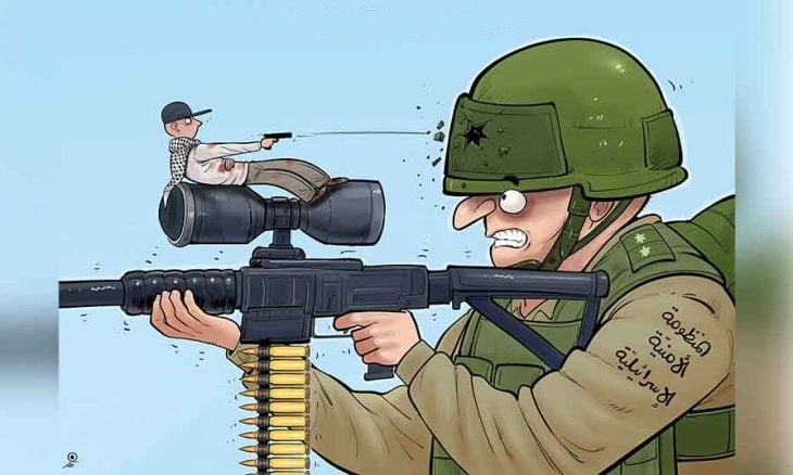 کاریکاتور/ واکنش مقاومت فلسطین به جنایات صهیونیست‌ها